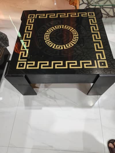 tables with Gucci style glass on top