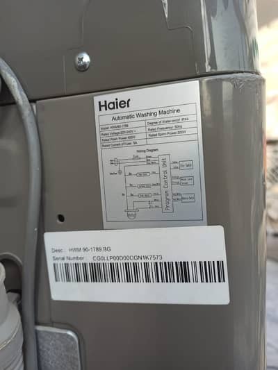 Haier HWM 90-1789 Top Load Full Automatic Washing Machine