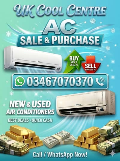 Ac sale purchase / we buy all type ac / scrap ac / inverter ac