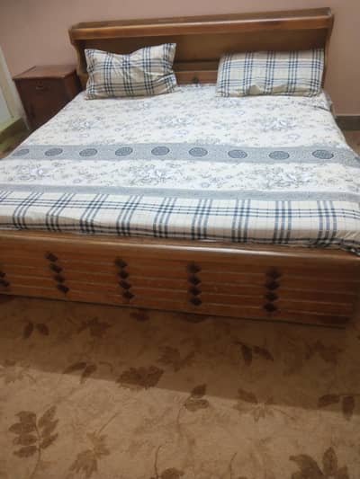12000rs bed with mattress