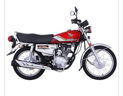 Honda CG 125 SE Red Silver