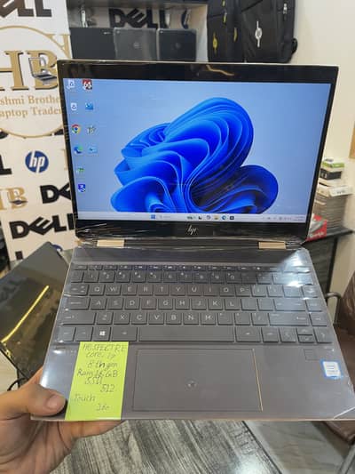 Hp Spectre core i7 8th gen Ram 16GB SSD 512GB