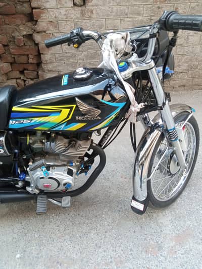 Honda125 alpunjab registrd bike model nd year2023hai