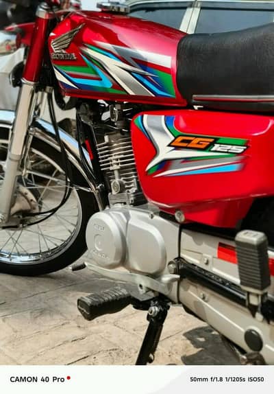 Honda125 allpunjab registrd bike model2023 nd year2023hai