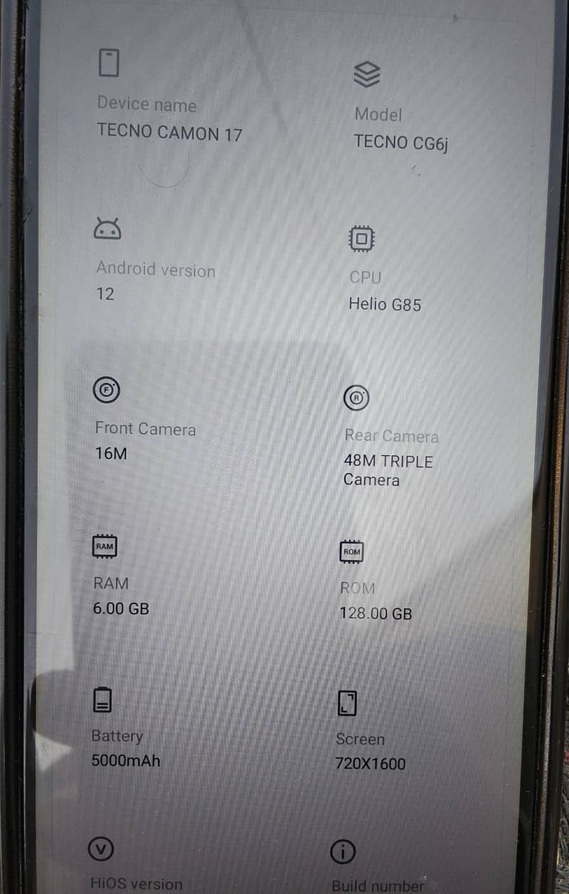 Tecno Camon 17 0