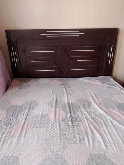 double bed for sell with mattress