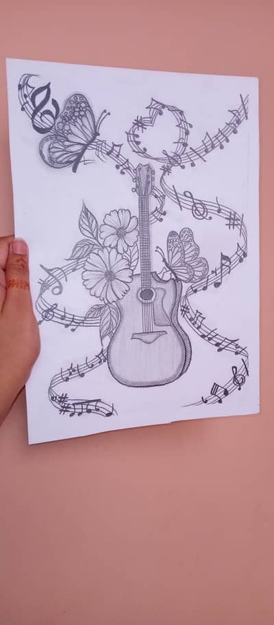 handmade pencil sketch