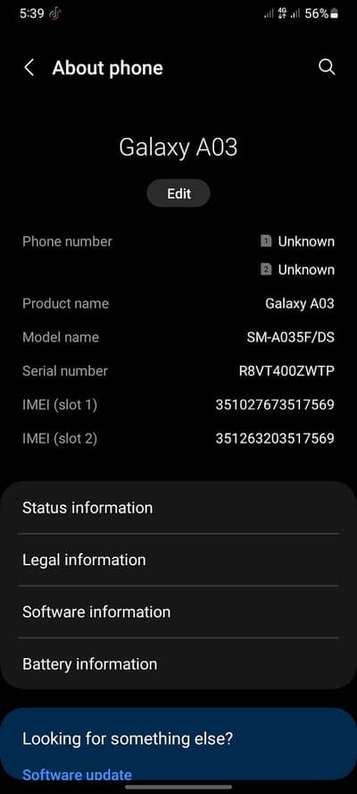 Samsung Mobile A03