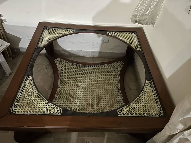 Cane coffee table 0