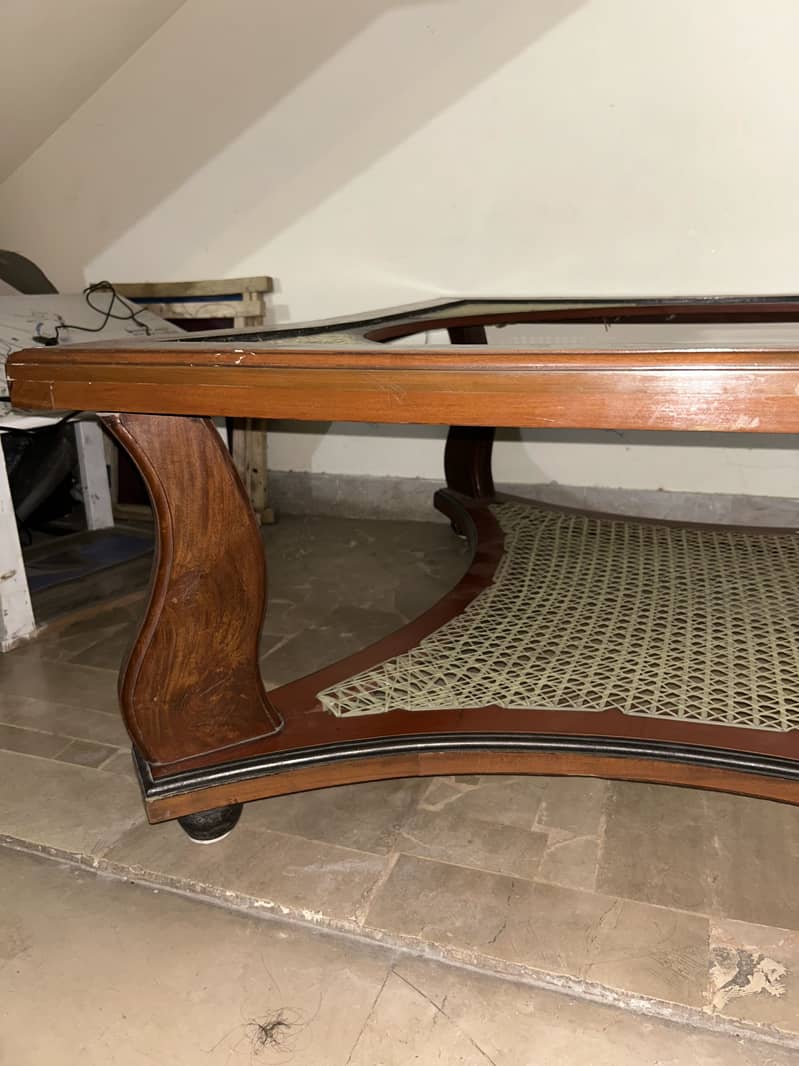 Cane coffee table 2