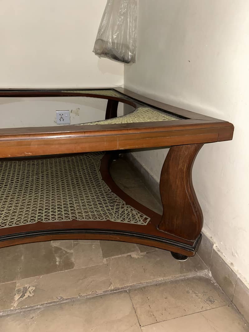 Cane coffee table 3