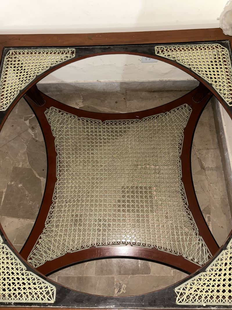 Cane coffee table 4