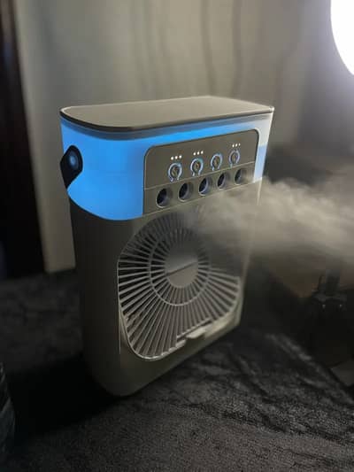 Mini Ice Cooling Fan | Humidifier & Mist Spray | USB Type-C