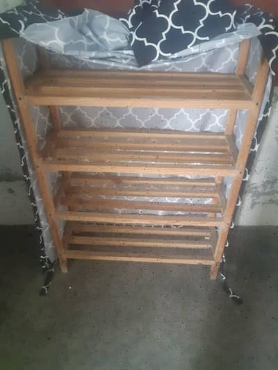 shoe rack wooden