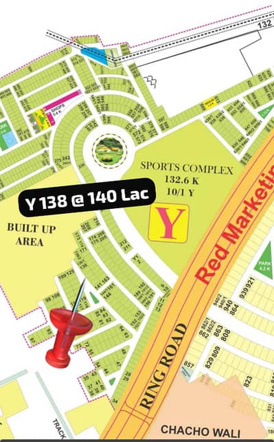 10 Marla Plot no. 138 Available For Sale Near Dolmen Mall