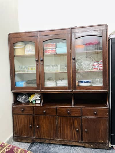 Wooden showcase