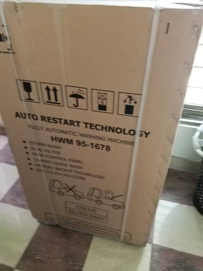 Haier Fully Automatic Washing Machine HWM 95-1678 (Brand New)