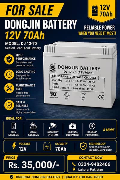 two months used Dongjin bettery manufacturing date is 11/2025.