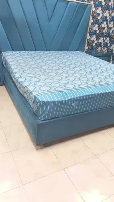 wooden bed