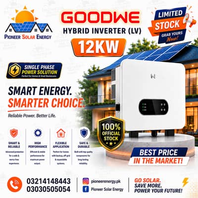GOODWE 12KW SINGLE PHASE HYBRID INVERTER