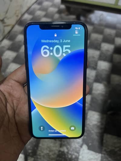 iPhone X 64GB Black colour non-PTA