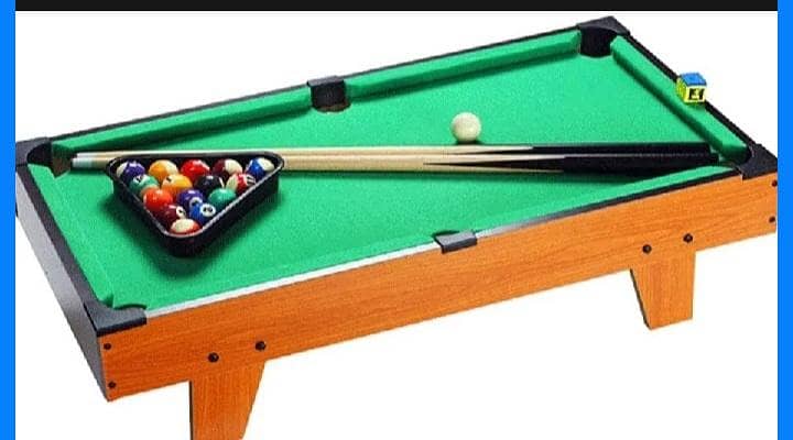 Mini snooker table 0