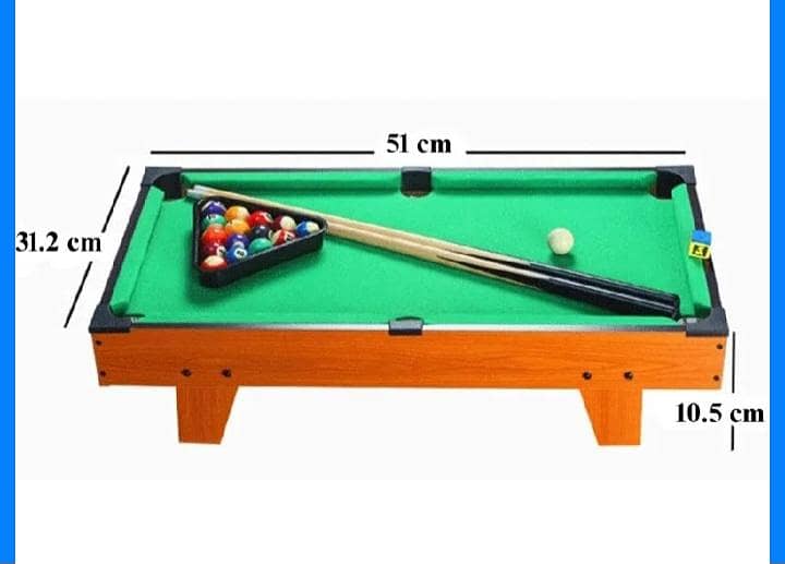 Mini snooker table 1