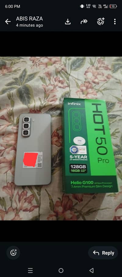 Infinix Hot 50 Pro With Box