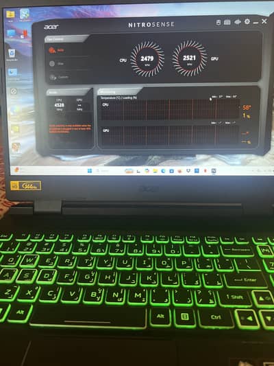 Acer Nitro 5| Gaming laptop | RTX 4060| core i9 12th|8GB graphics card