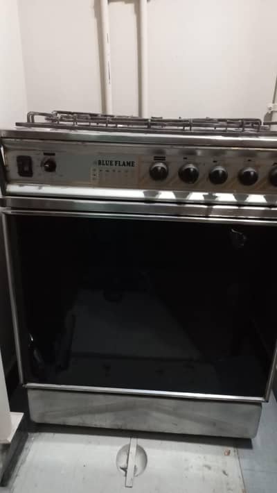 Blue Flame Stainless Steel Gas Cooking Range with Oven