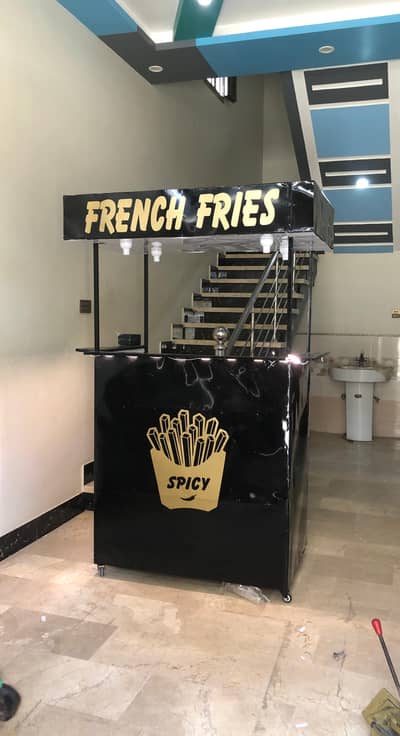 NEW FRIES COUNTER WITH COMPLETE SETUP FOR SALE [ FIX PRICE ]