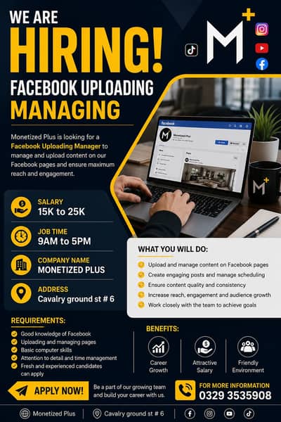 Facebook Page Handling Executive Required | Urgent Hiring | Jobs