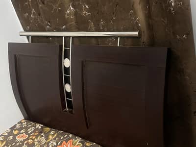 Bed with new mattress