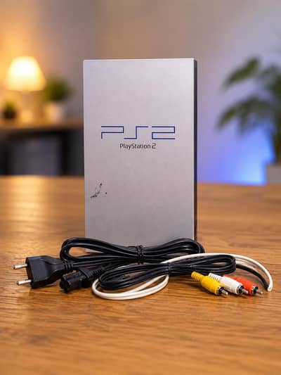 PlayStation 2 (PS2) Console for Sale – Wires Included