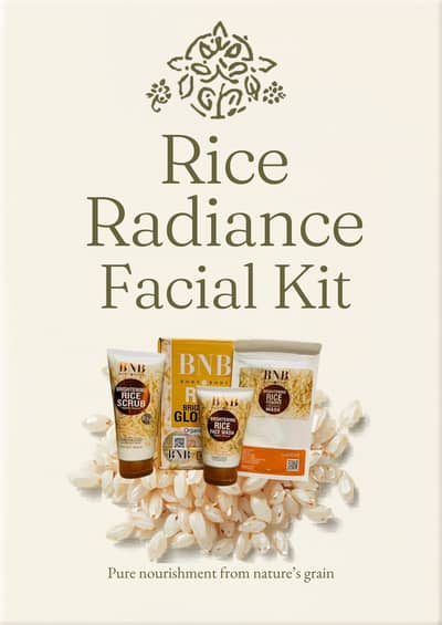 Whitening Brightening Facial Kit with Rice Extract