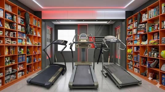Auto treadmill electric exercise running walk jogging machine gym bike