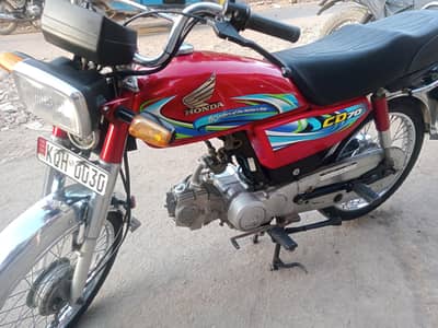 Honda 70 cc good cundition  Nov 2023