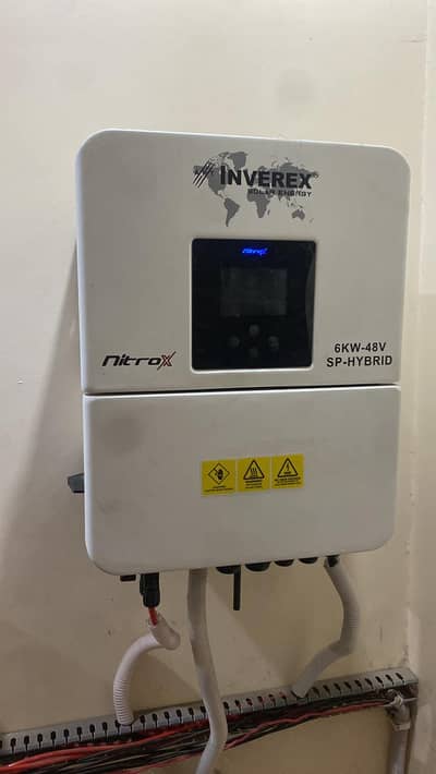 Inverex Nitrox 6KW Hybrid + 6 Jinko 590W Bifacial Panels + Stands