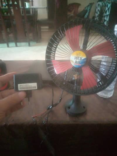 fan charge able ac dc. batry