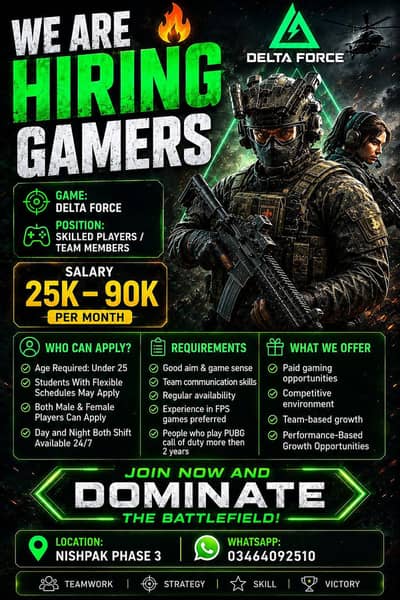 Gaming Job
