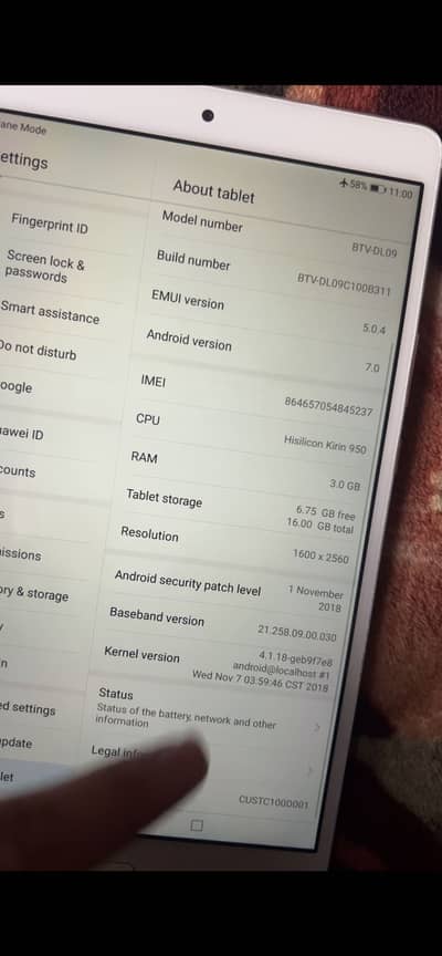 10/9 condition 3ram 16gb memory