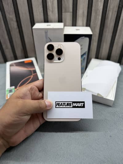 Apple iPhone 16 Pro Max | 256GB | PTA Approved | Desert Titanium | 93%