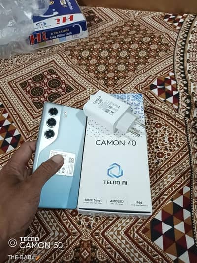 Tecno CAMON 40 full box 8/256 GB He