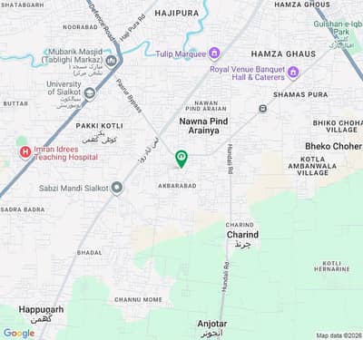 3.5 Kanal Commercial Corner PLOT 4 Sale At ANJOTER Near AkberAbad