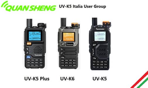 Quansheng K5 Dual Band Two-Way Radio Scramble VHF UHF Air band walkie
