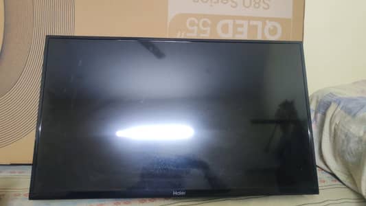 Haier 32 Inch Full HD LED TV With Stand & HDMI Support | New Condition