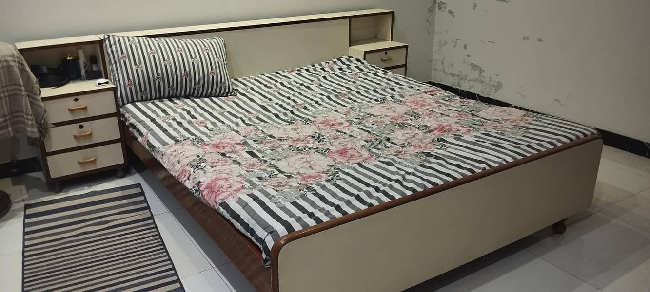 Solid Wood Bed 1