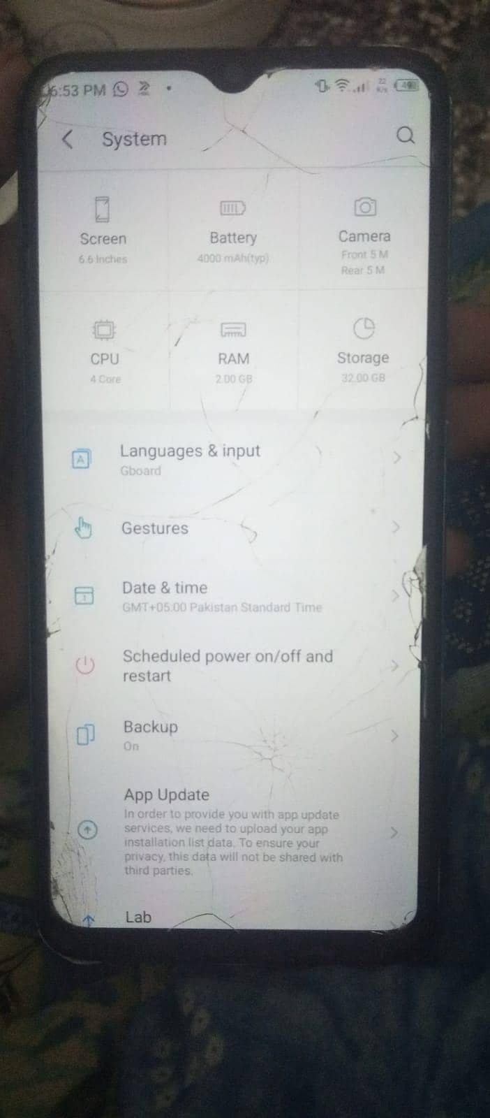 Itel A49 0