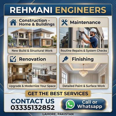 Construction Service -Buildings & Home Maintenance- Renovation Service