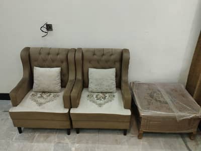 sofa set with coffee table